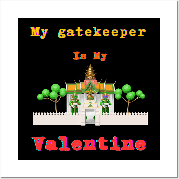 Gatekeeper Security Tee: Stay Safe and Stylish this Valentine's Day Wall Art by Oasis Designs